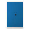 AKTENSCHRANK JAN II - Blau/Grau, Metall (115/185/40cm) - Jan Nowak