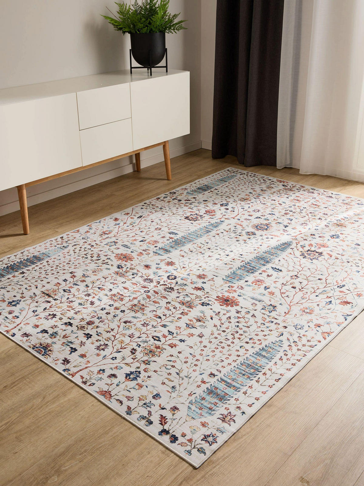 VINTAGE-TEPPICH George waschbar 240x340 cm - Multicolor, Kunststoff (240/340cm) - benuta