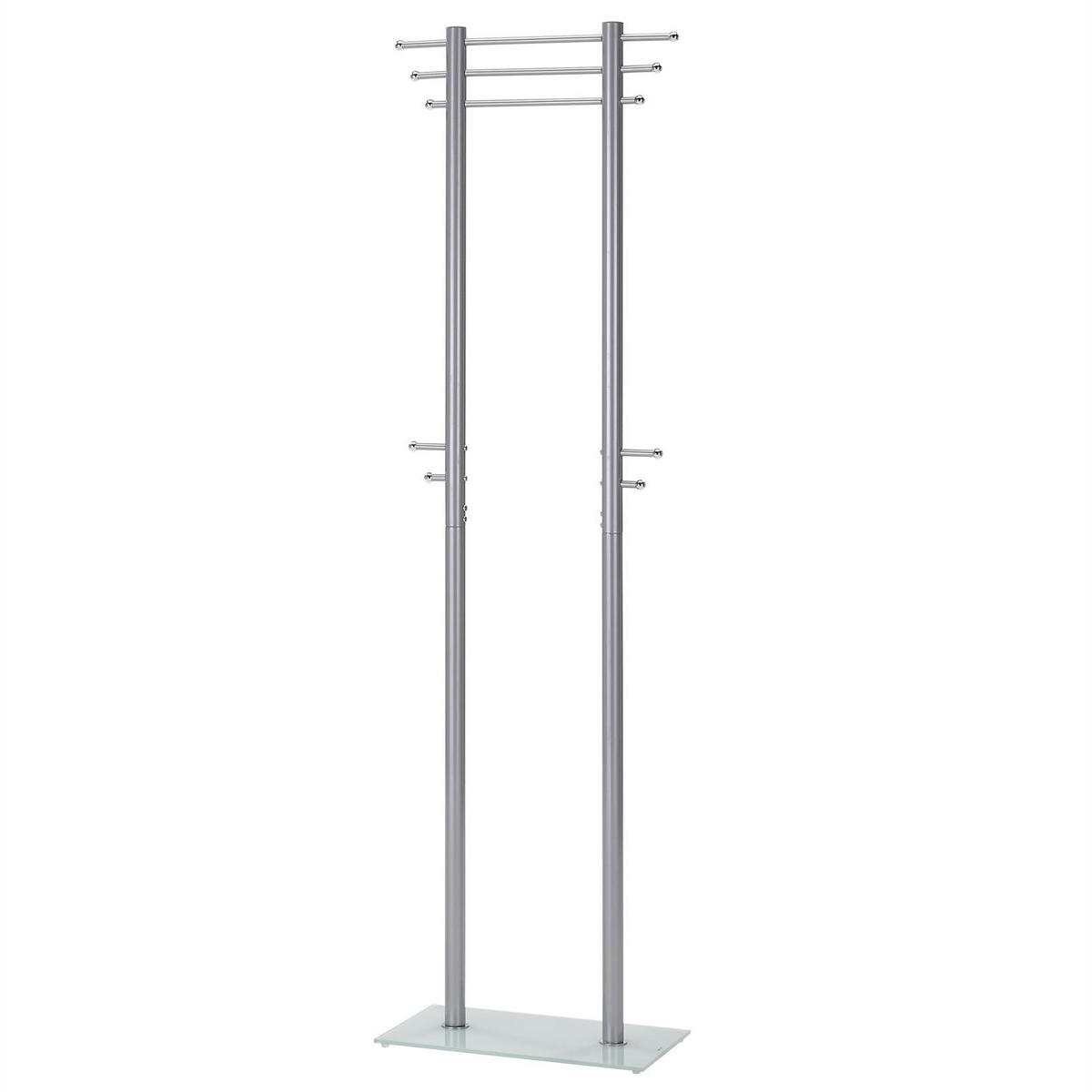 KLEIDERSTÄNDER TARIS - Alufarben, Metall (50/179/35cm) - IDIMEX