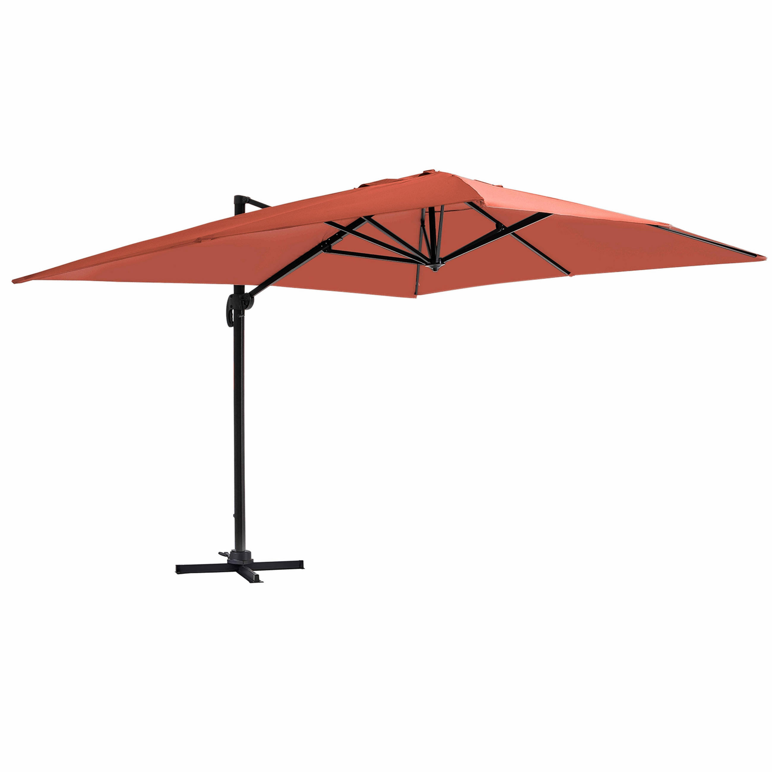 Oviala Sonnenschirm Rot 400x300 cm