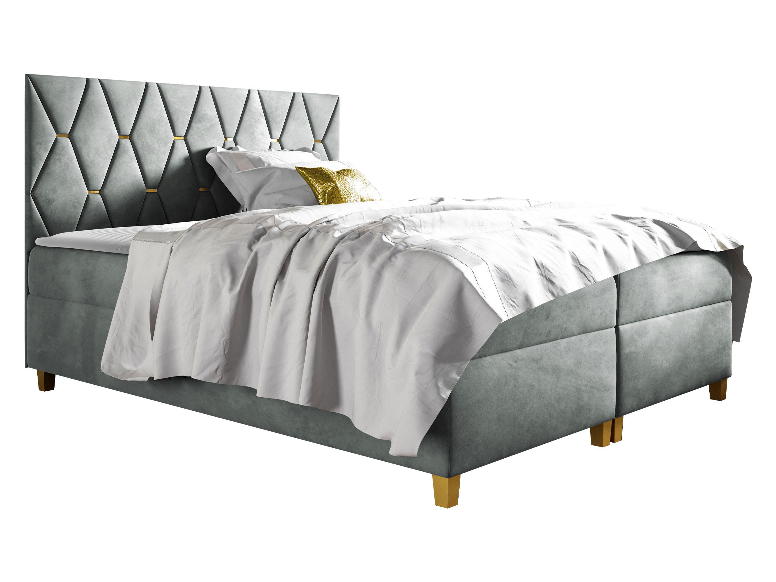 BOXBETT Inez - H3 - Grau, Holz (140/200cm) - MIRJAN24