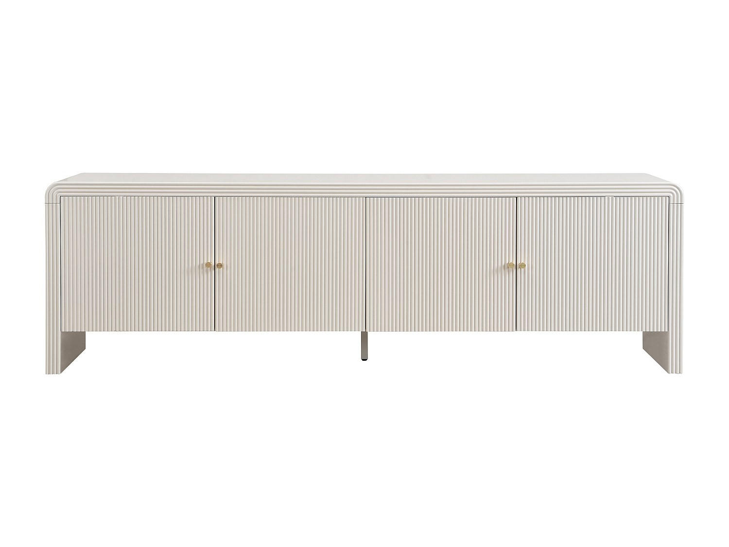 TV-BOARD - 179.6 cm x 40 cm - Holz, Platte - Beige - MIRENALO - Beige, Holz (179.6/55/40cm) - Vente-Unique