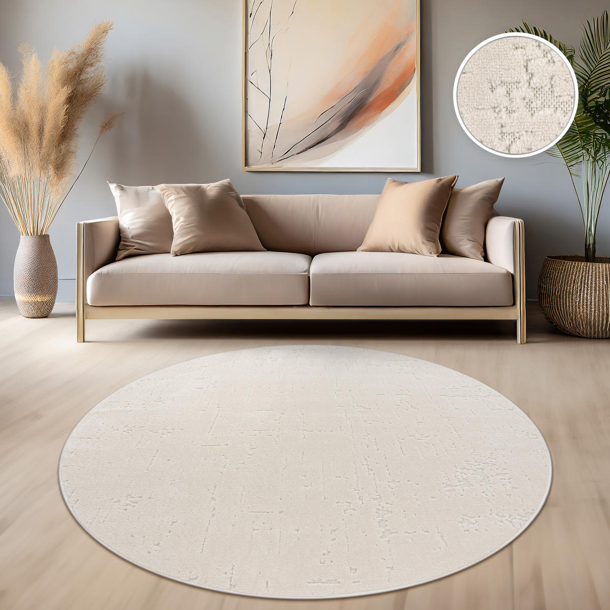 OUTDOORTEPPICH 200/200 cm Cotton 241 - Creme, Textil (200/200cm) - Paco Home