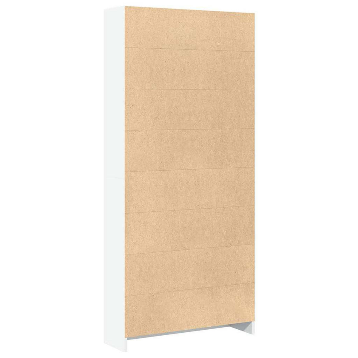 BÜCHERREGAL Weiss 80/24/176 Cm Holzwerkstoff - Weiß, Holzwerkstoff (24/176/80cm) - vidaXL