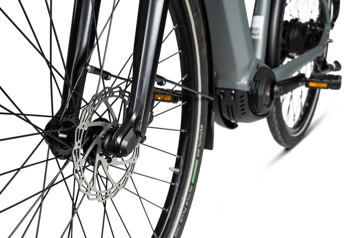 E-TREKKING 625 Automatics E-Bike Gent 28 Zoll Gr: 57cm - Grau, Metall (57cm) - Hawk Bikes