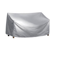 GARTENBANKABDECKUNG SHP-60088 - Grau, Kunststoff (163/86/70cm) - mehr Garten
