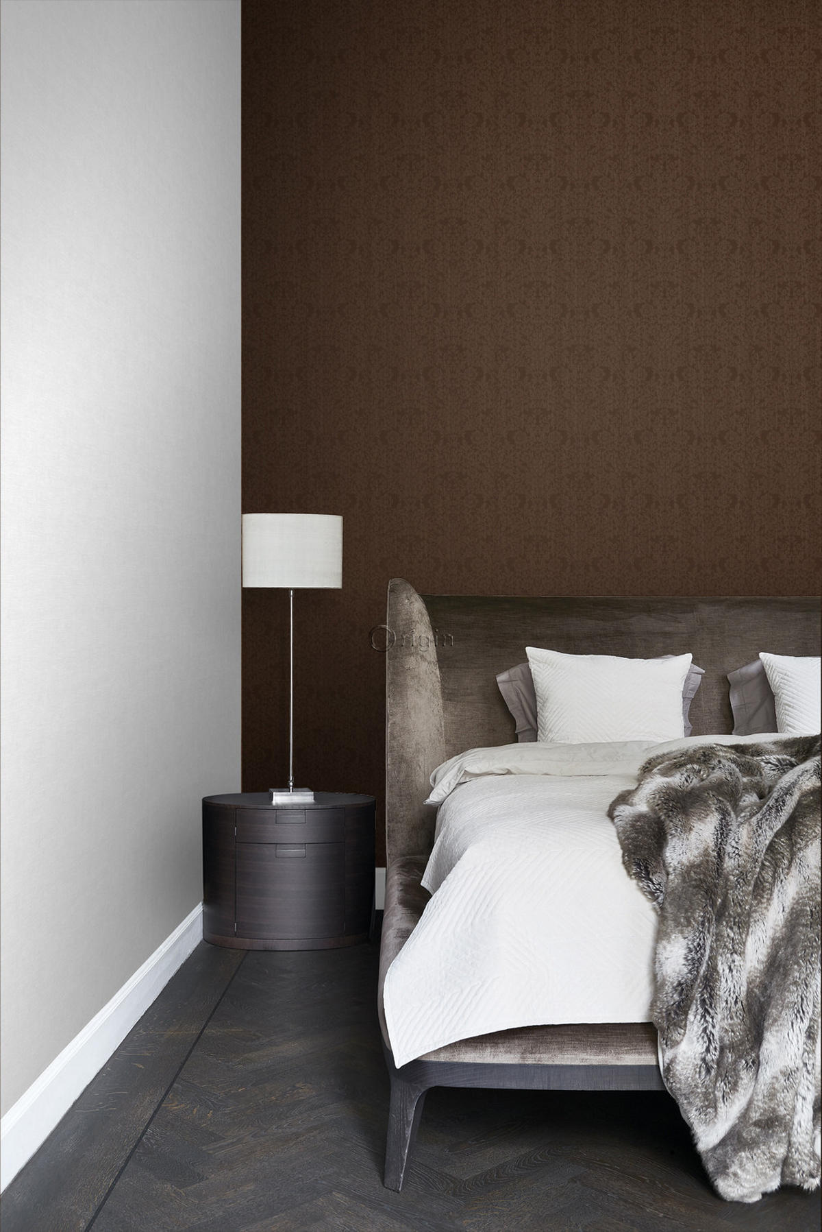 TAPETE Ornamente 53 cm x 10.05 m - Goldfarben, Papier (53/1000cm) - Origin Wallcoverings