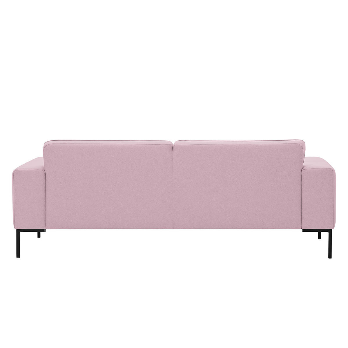 3-SITZER SOFA - Webstoff - Rosa, Textil (205/77/93cm) - home24