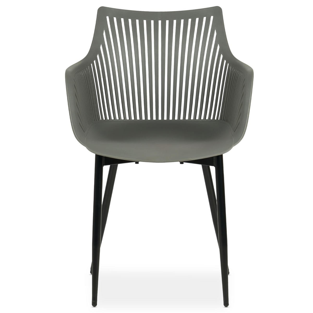 GARTENSTÜHLE VIOLETTA 4ER-SET - Grau, Textil (55/86/53cm) - IDIMEX