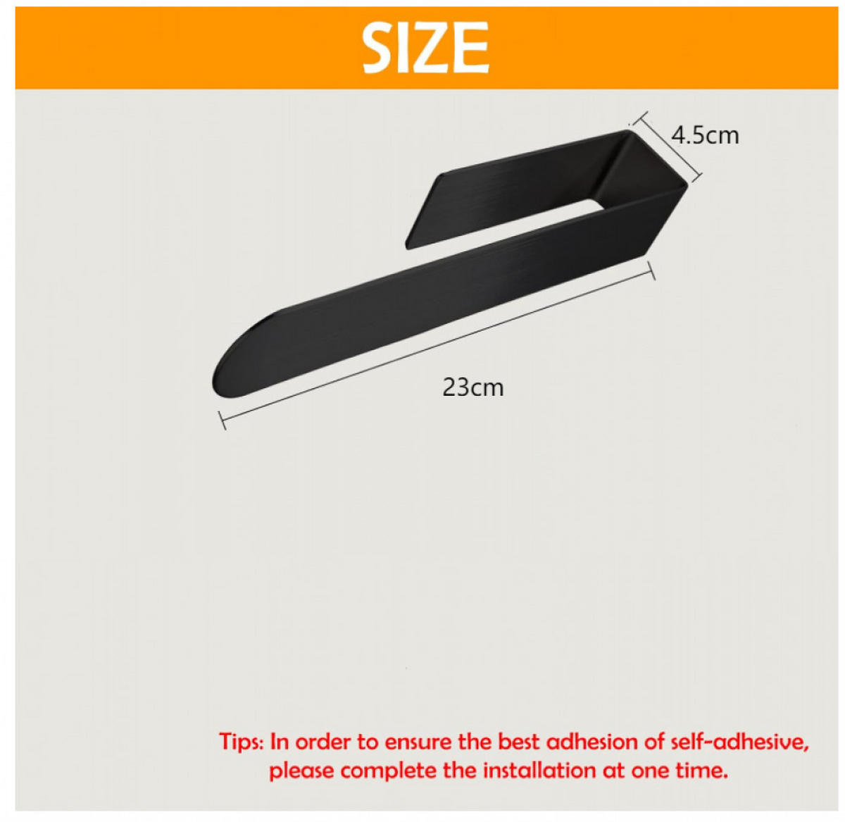 HANDTUCHSTANGE , wandmontierte, 23 cm - Schwarz, Metall (4.5/1/23cm) - BELZ