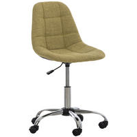 BÜROSTUHL Emily, Stoff Grün - Grün, Textil/Metall (55/91/55cm) - TPFLiving
