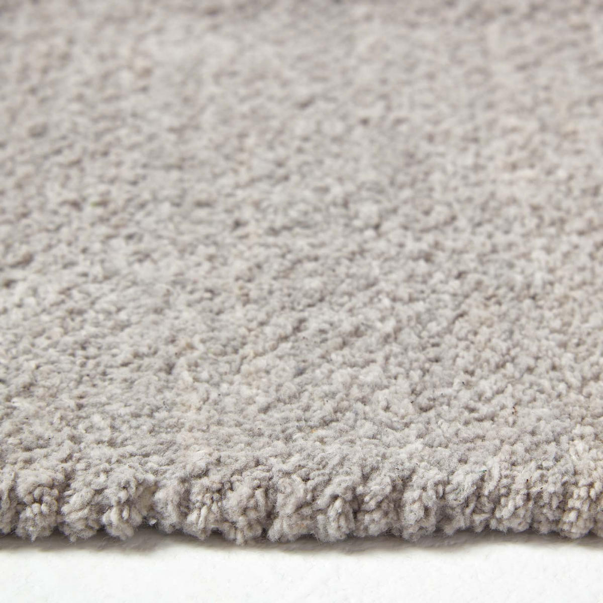HANDWEBTEPPICH Chenille 110/170 cm - Hellgrau, Textil (110/170cm) - Homescapes