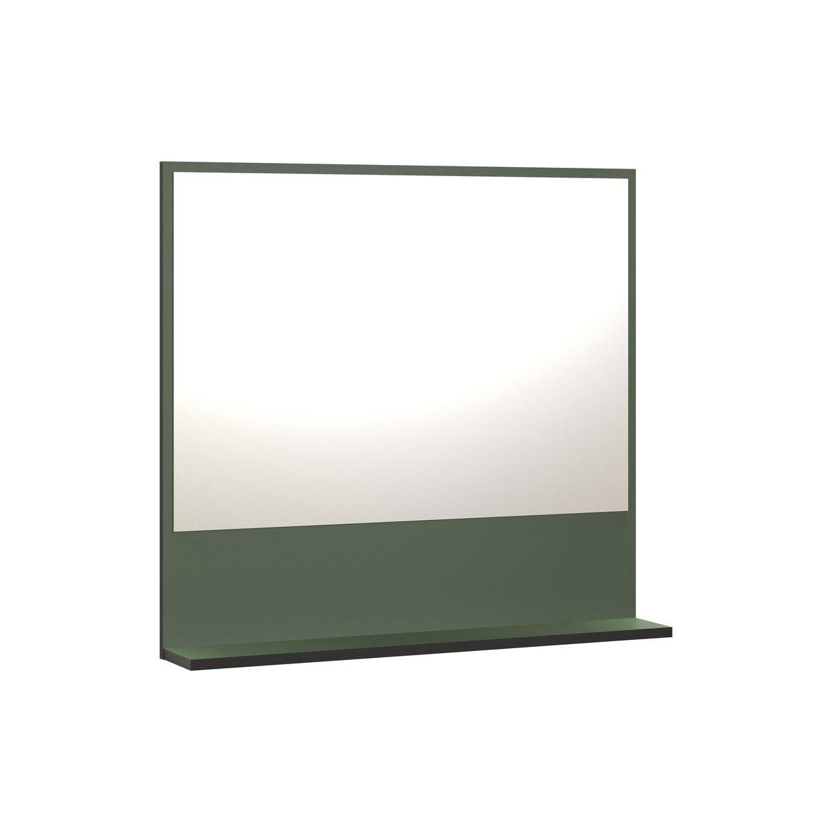 WANDSPIEGEL PureBliss Grün - Grün, Holzwerkstoff (80/74/14cm) - Trendteam