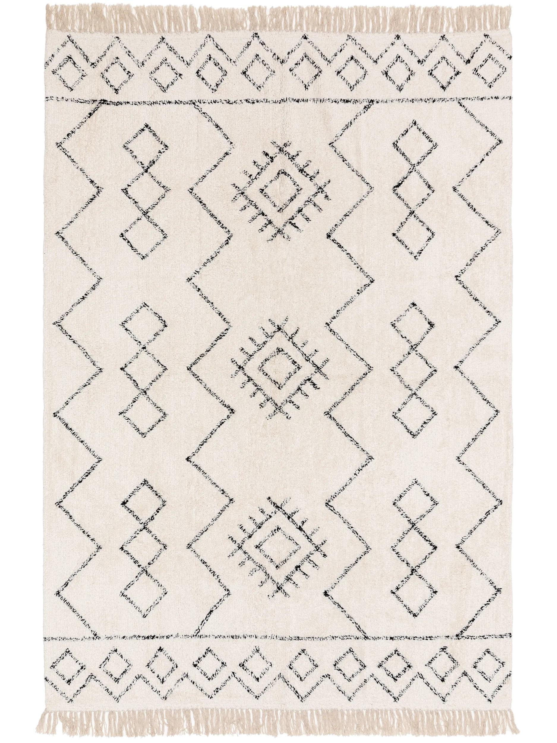 BAUMWOLLTEPPICH waschbar Naomi Cream 160x230 cm - Creme, Textil (160/230cm) - benuta Nest