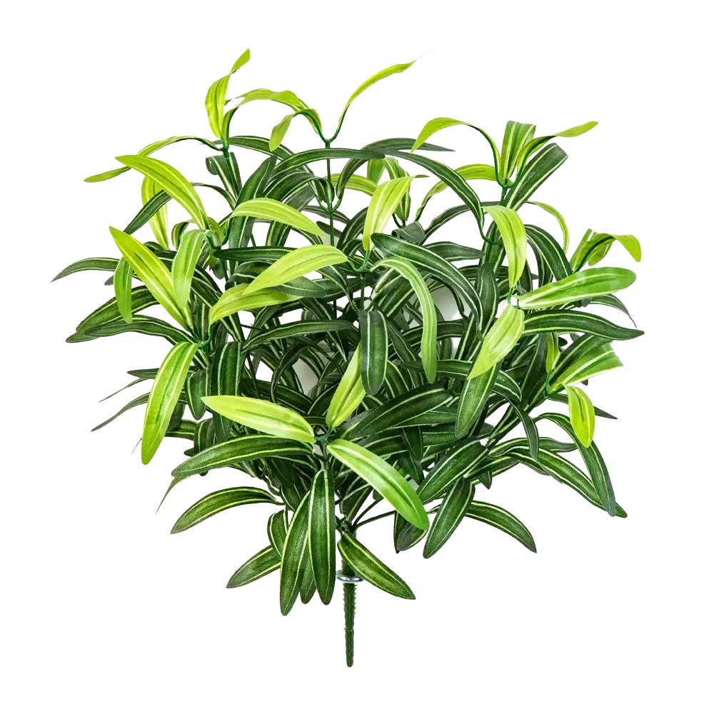 KUNSTPFLANZE Künstliche Grünlilie - Belinay 40 cm - Grün, Kunststoff (40cm) - aplanta