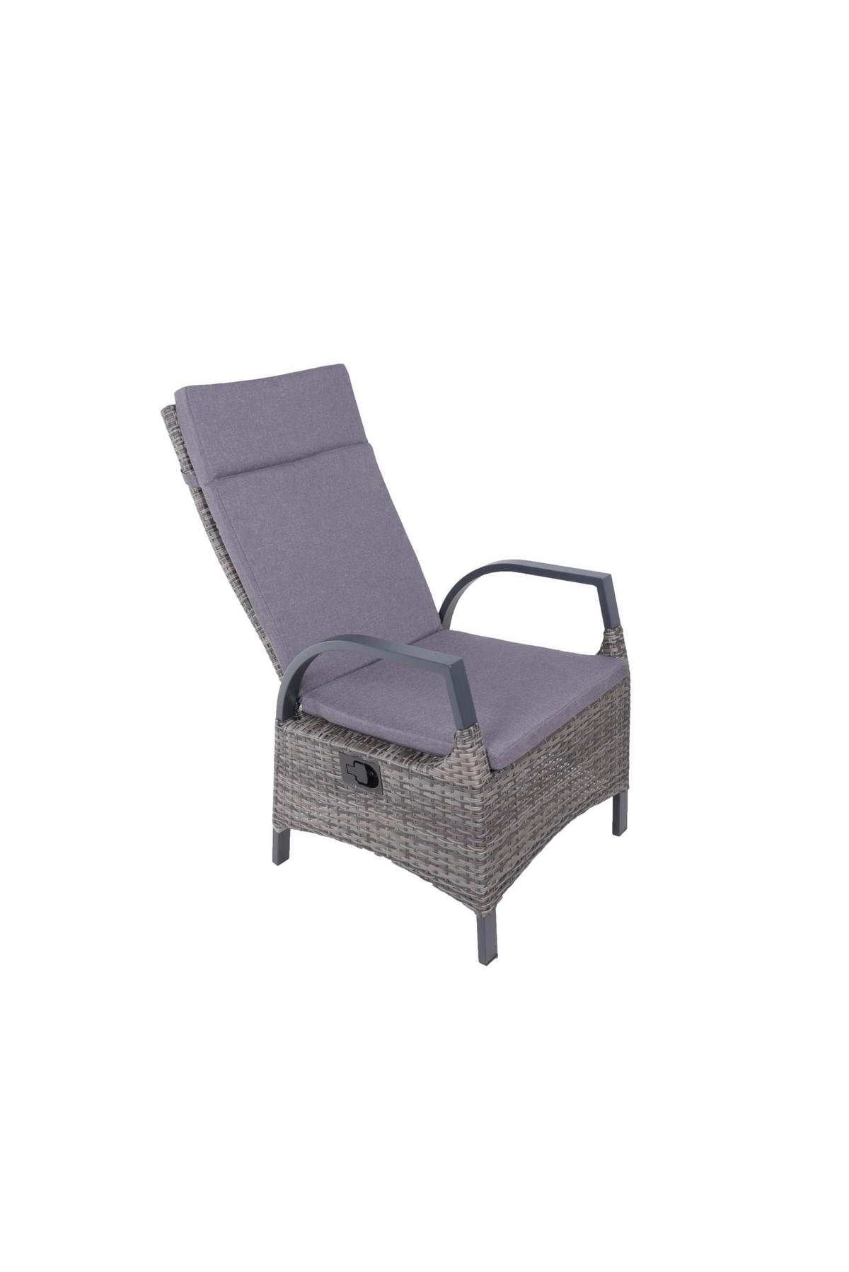 GARTENSTUHL 2er Set Bern Hochlehner - Schwarz, Kunststoff (58/113/65cm) - DELUKE