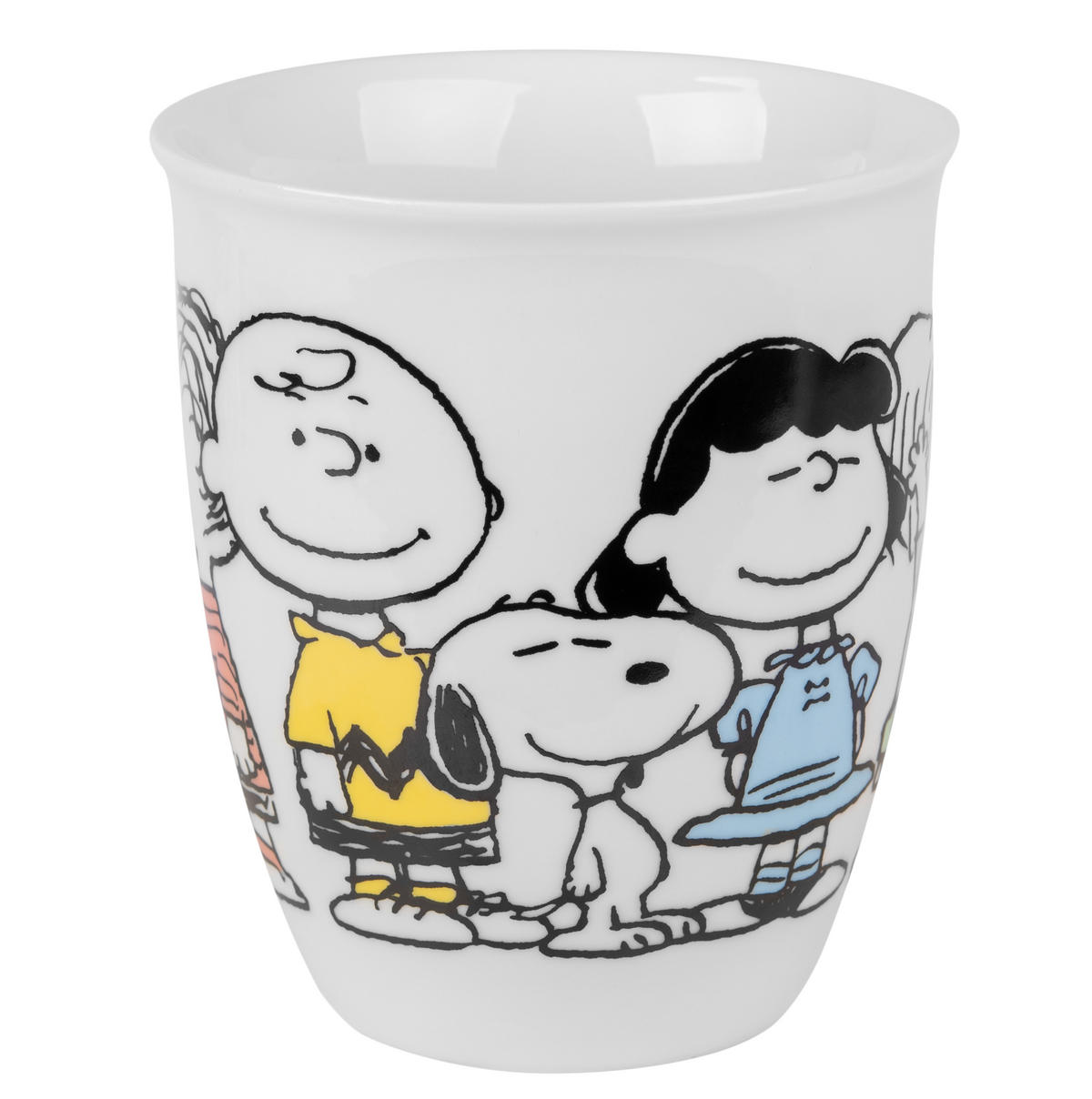 KAFFEEBECHER The Peanuts Family Snoopy Weiß 280 ml - Weiß, Keramik (0.28L) - United Labels
