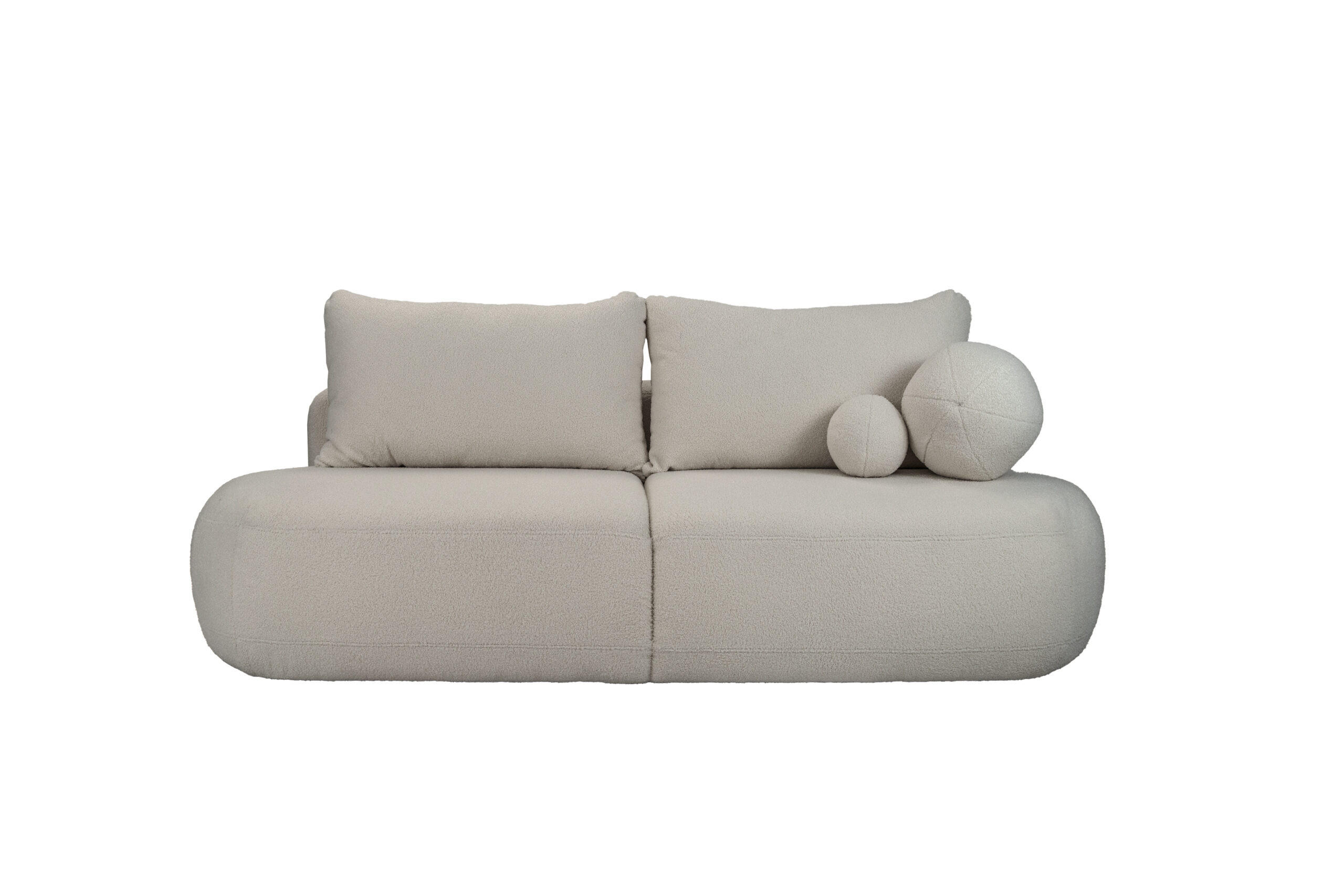 SCHLAFSOFA Mit Bettkasten Fabo, Stoff Quelle Grau - Grau, Holz/Textil (240/90/90cm) - Kaiser Möbel
