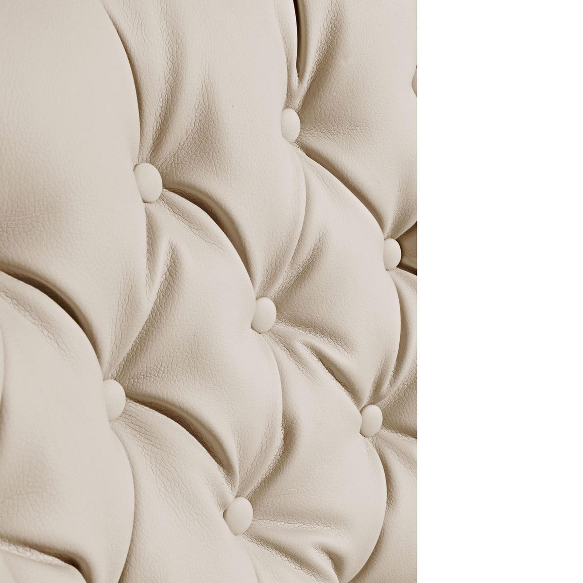 HOCHLEHNSESSEL Katrin Bezug Kunstleder Buche natur / beige - Weiß, Kunststoff (91/98/90cm) - 58aufmkessel