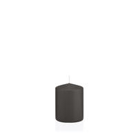STUMPENKERZEN Grau Ø 58 x 80 mm, 16 Stück - Grau, Paraffin (6/8cm) - Wiedemann Kerzen