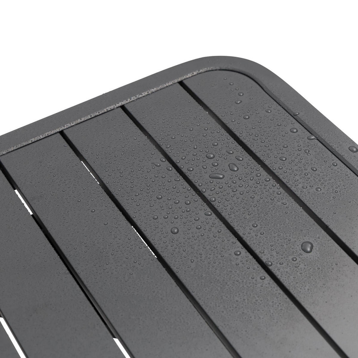 GARTENTISCH SUNNY schwarz - Schwarz, Metall (90/180/77cm) - IDIMEX