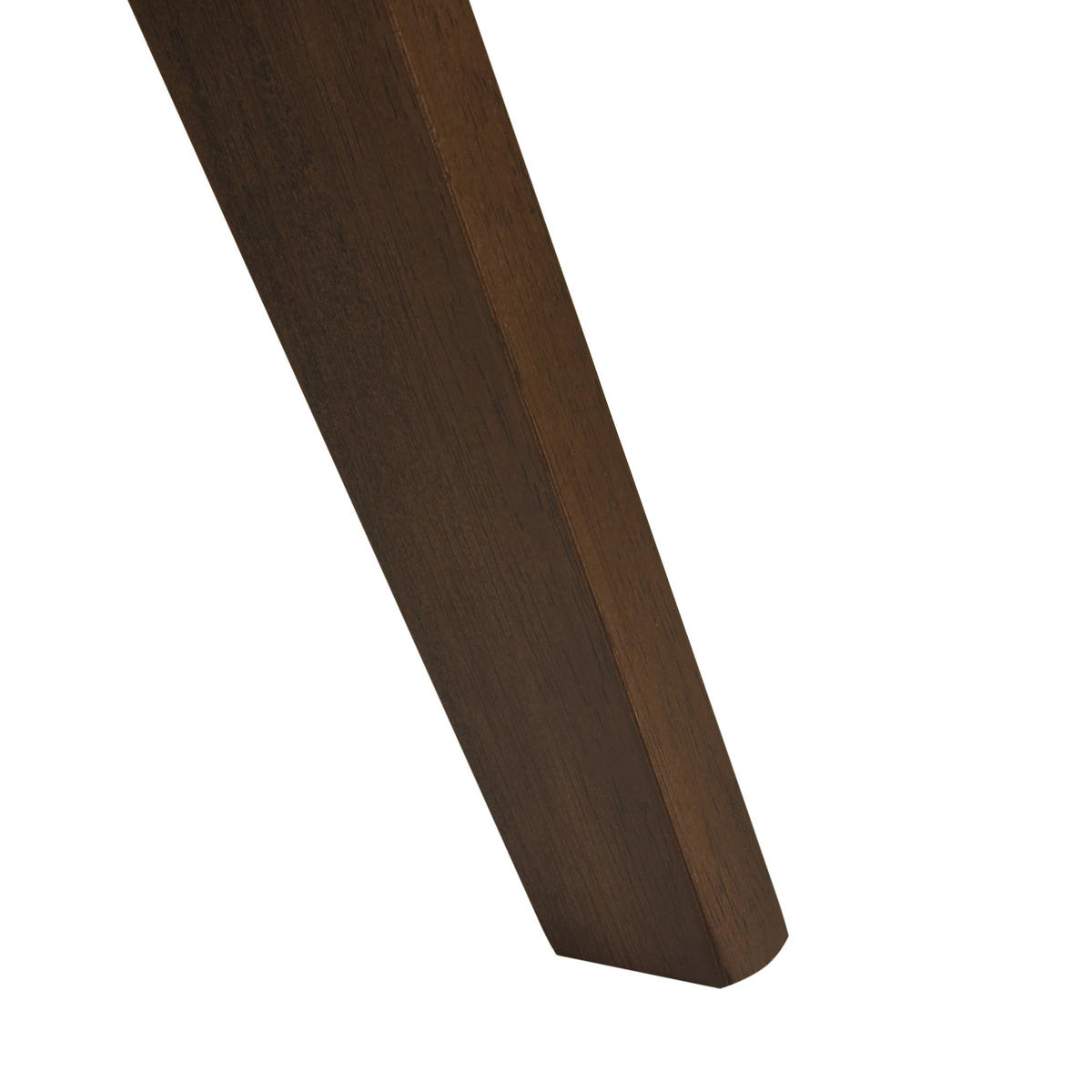 BARHOCKER 2er-Set Holz Dunkelbraun Aroma - Dunkelbraun, Holz (43/62/43cm) - Beliani