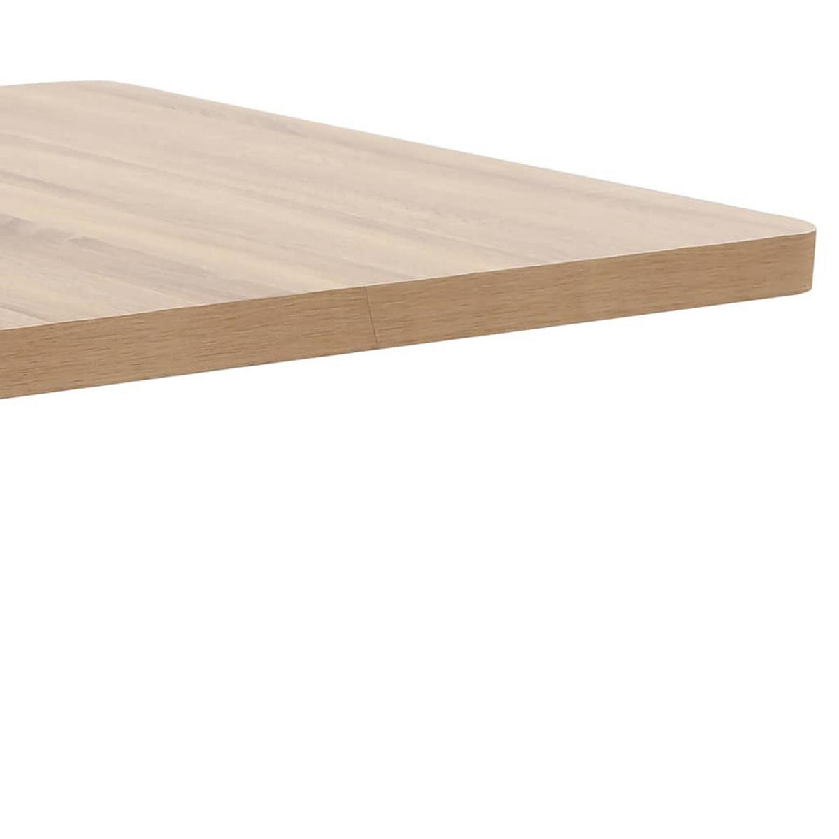 BISTROTISCH Hellbraun 80/80 Cm Mdf - Hellbraun, Holzwerkstoff (80/80/75cm) - vidaXL