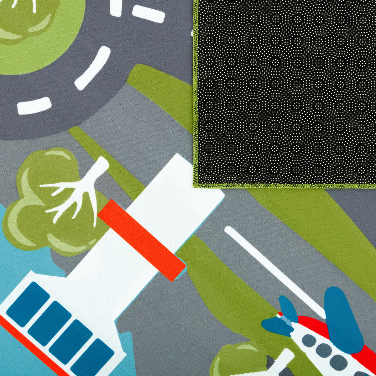 KINDERTEPPICH Grün 200 x 200 cm - Grün, Kunststoff (200/200cm) - TT Home