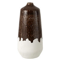 VASE 2 TEILE Weiß - Weiß, Keramik (56cm) - J-Line