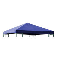 ERSATZDACH für Pavillon 3x3m, Pavillondach Toro, Wasserdicht, Farbe: Blau - Blau, Kunststoff (300/0.3/300cm) - TPFGarden