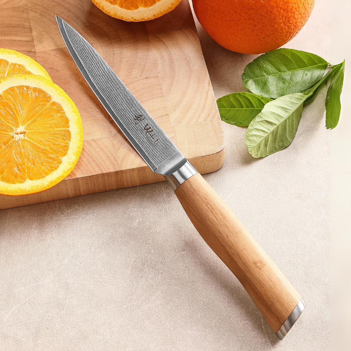 ALLZWECKMESSER 12,5 cm - Braun, Holz/Metall (24cm) - Wakoli