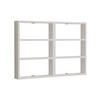 WANDREGAL mit 6 Ablagen - joy 84,6/9/60 cm - Weiß, Holzwerkstoff (9/60/84.6cm) - Calicosy