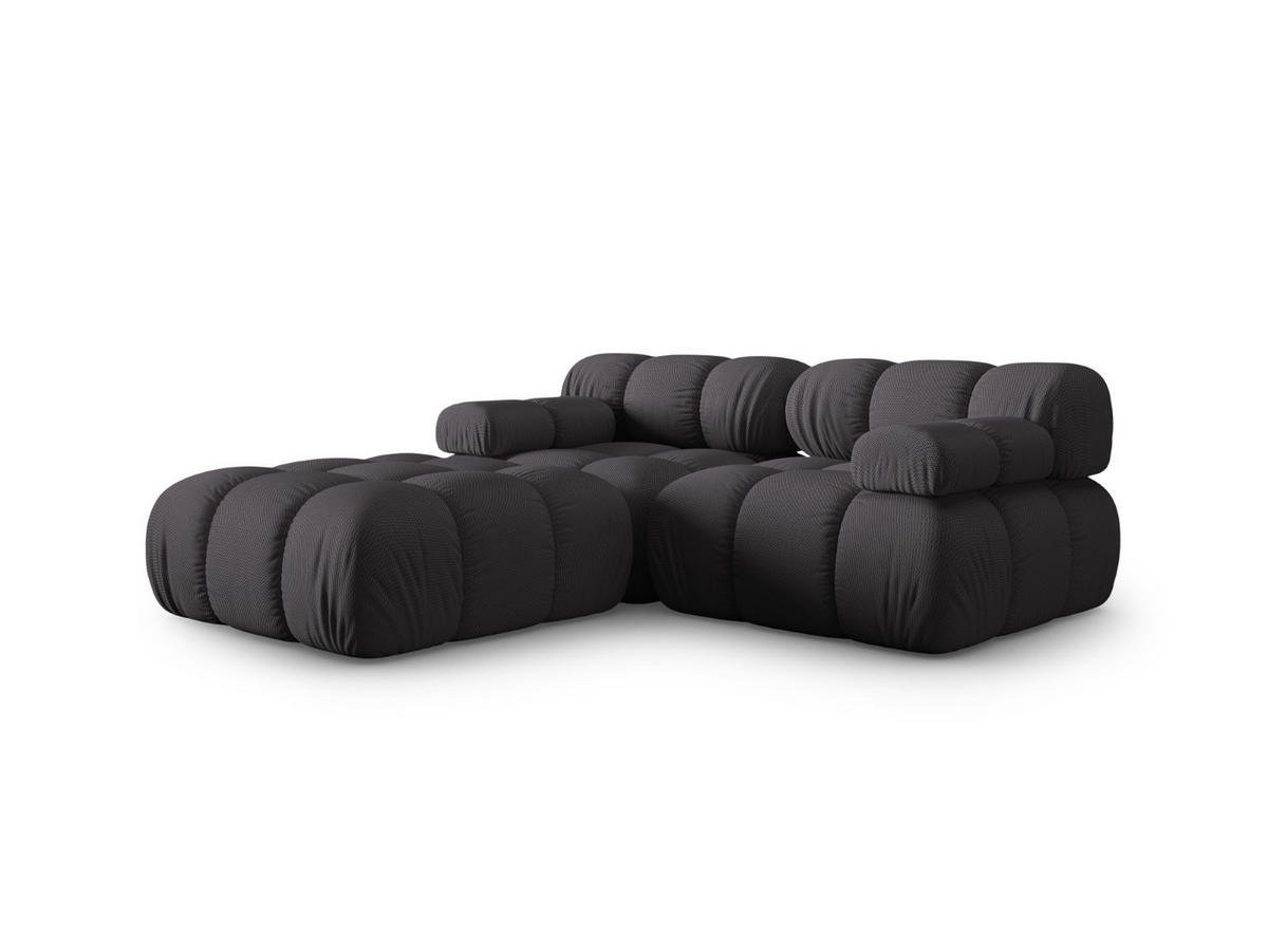 SOFA modular Bellis aus 3D-Stoff Expresso 3 Sitzplätze - Graubraun, Textil (188/70/188cm) - Micadoni