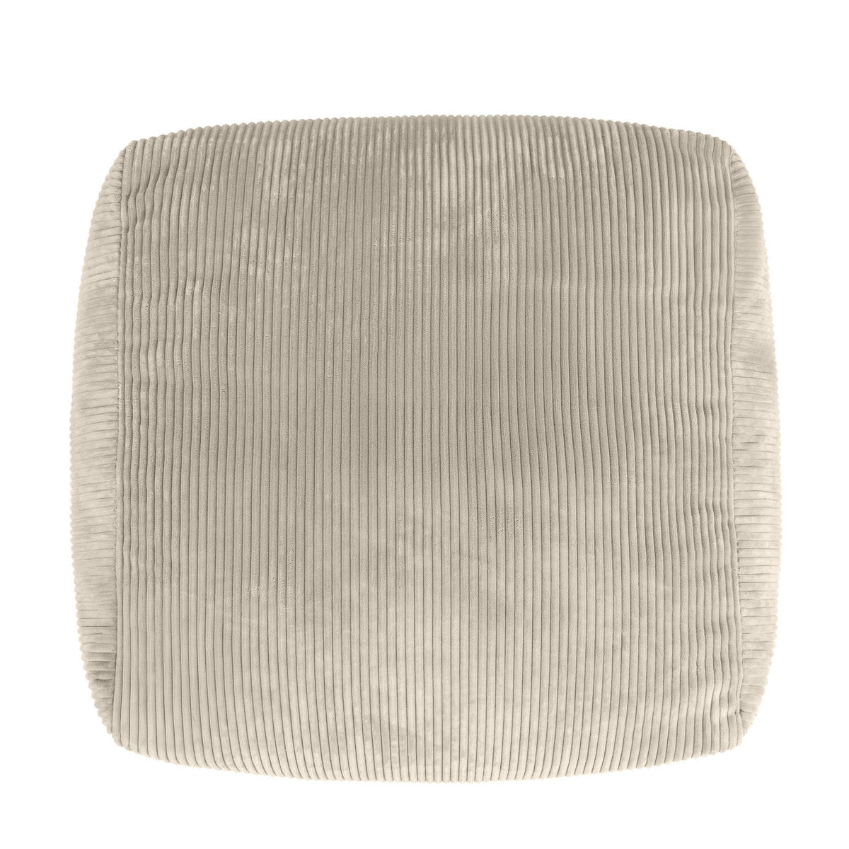 SITZSACK-OTTOMANE ZEN modular Cord - Beige, Textil (95/46/95cm) - icon