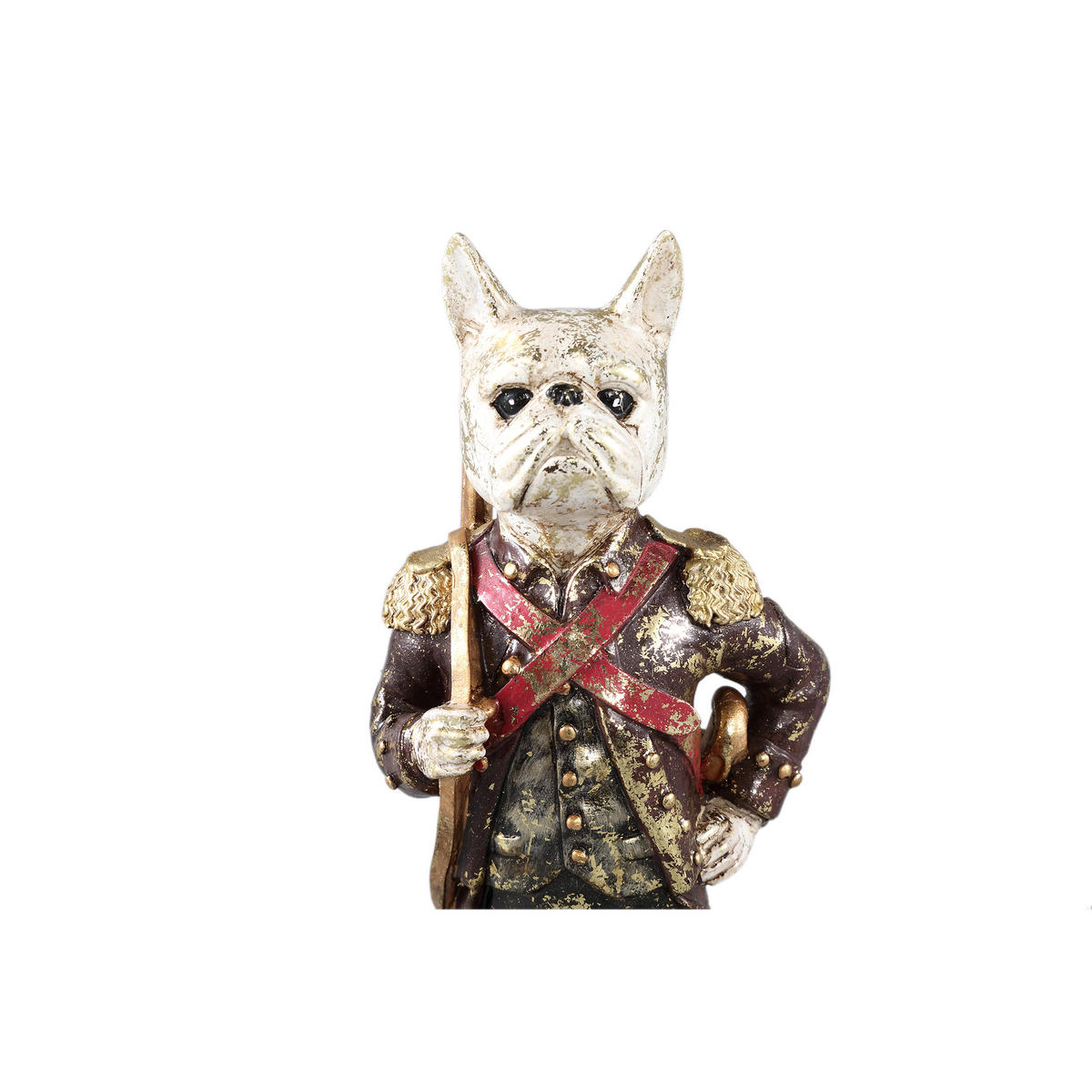 SKULPTUR Arne Violett 12/10.5/31.5cm - Lila, Kunststoff (10.5/31.5/12cm) - PTMD Collection