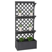 HOCHBEET 177x77x33cm Anthrazit-Grau - Grau, Holz (77/177/33cm) - PROREGAL