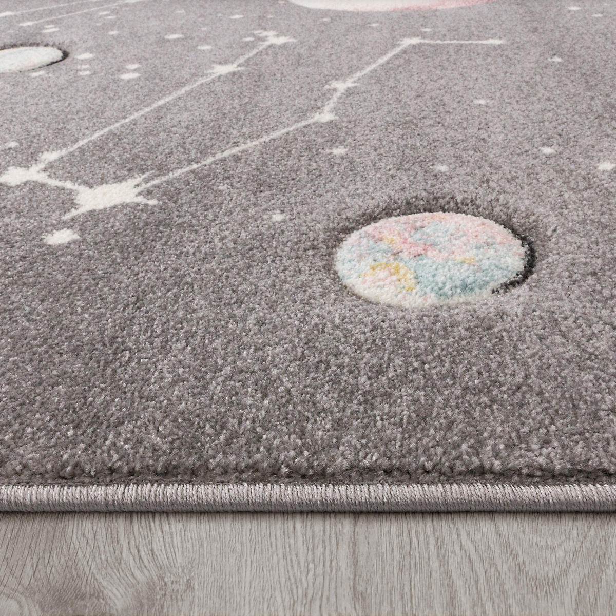 KINDERTEPPICH 80/150 cm Cosmo 347 - Grau, Textil (80/150cm) - Paco Home