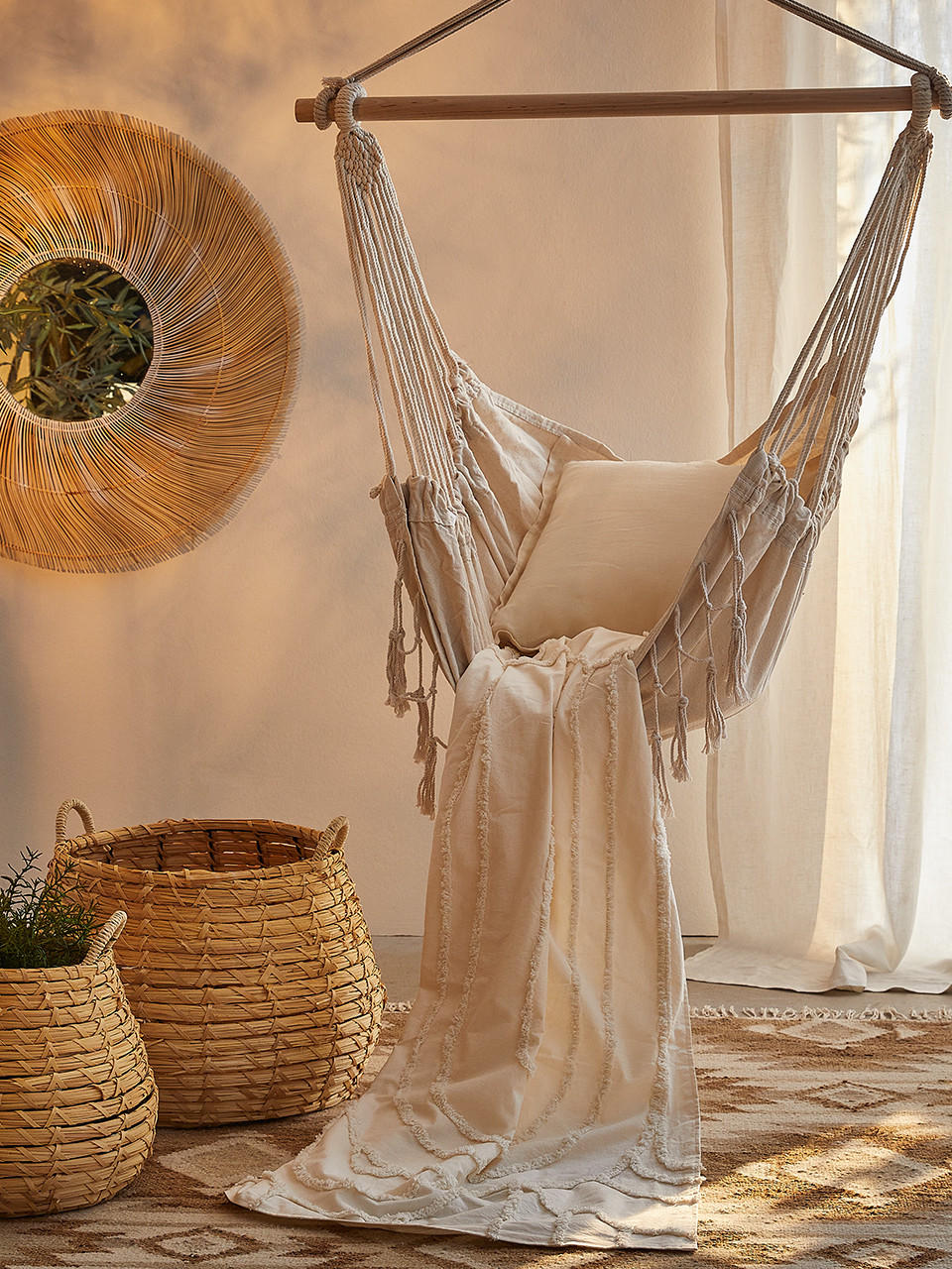 Boho Style Wohnzimmer Deko Kissen