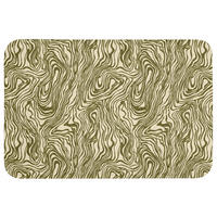 KOUPELNOVÁ PŘEDLOŽKA Abstraktní - Mramor - Zelený 90x60 cm - tmavě zelená, textil/plast (90/60cm)