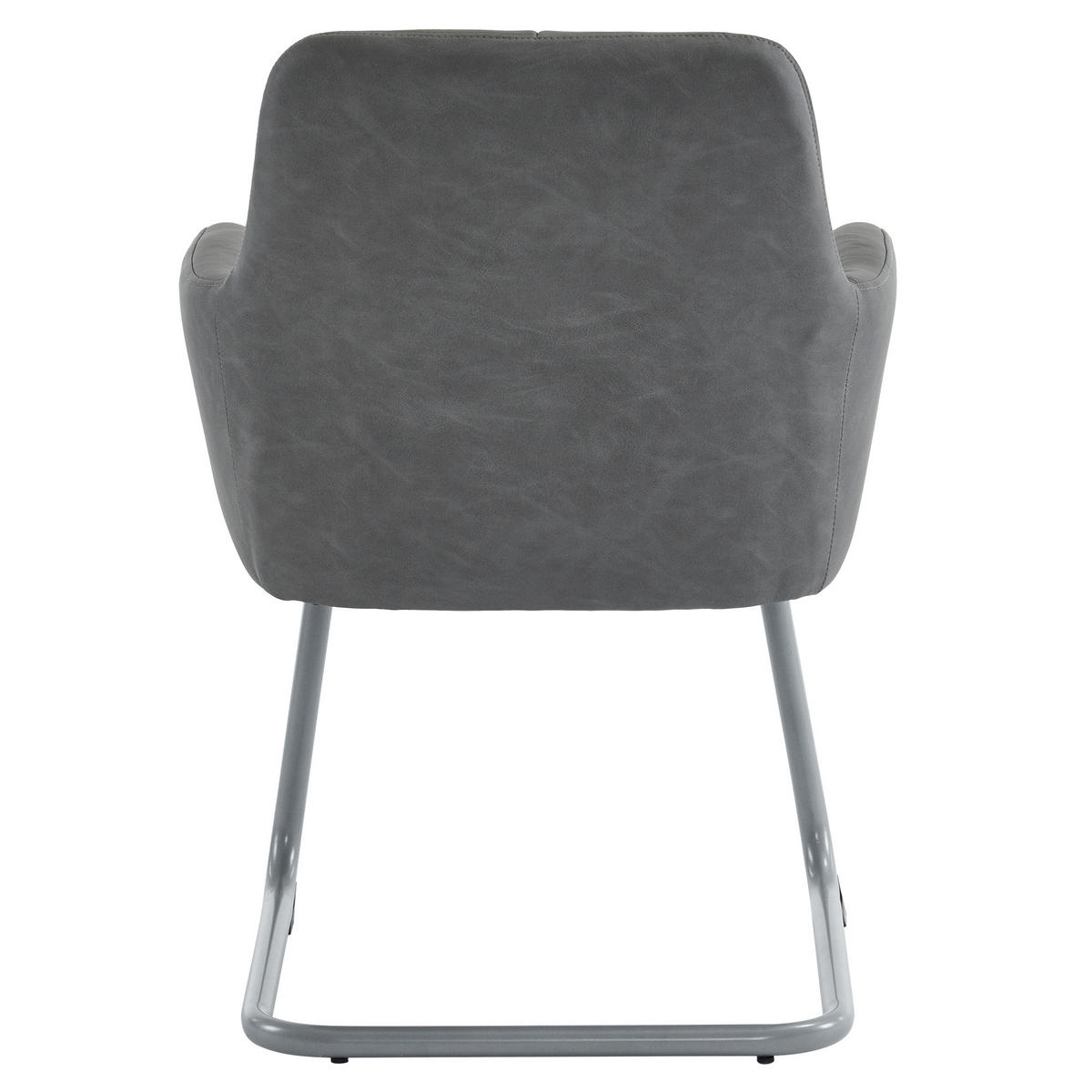 SCHWINGSTUHL DE-35732 2er-Set mit gewölbten Stahlfüßen Grau - Grau, Metall (45/86/51cm) - ComfortXL