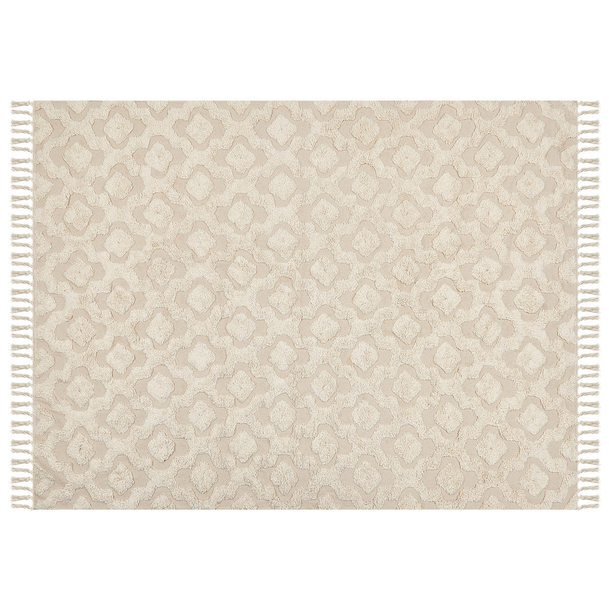 KURZFLOR-TEPPICH Aksaray 230/160 cm - Beige, Textil (160/230cm) - Beliani