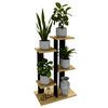 BLUMENSTÄNDER M4 - Eiche Artisan, Holzwerkstoff (32/82/52cm) - RAUMHIRSCH FURNITURE