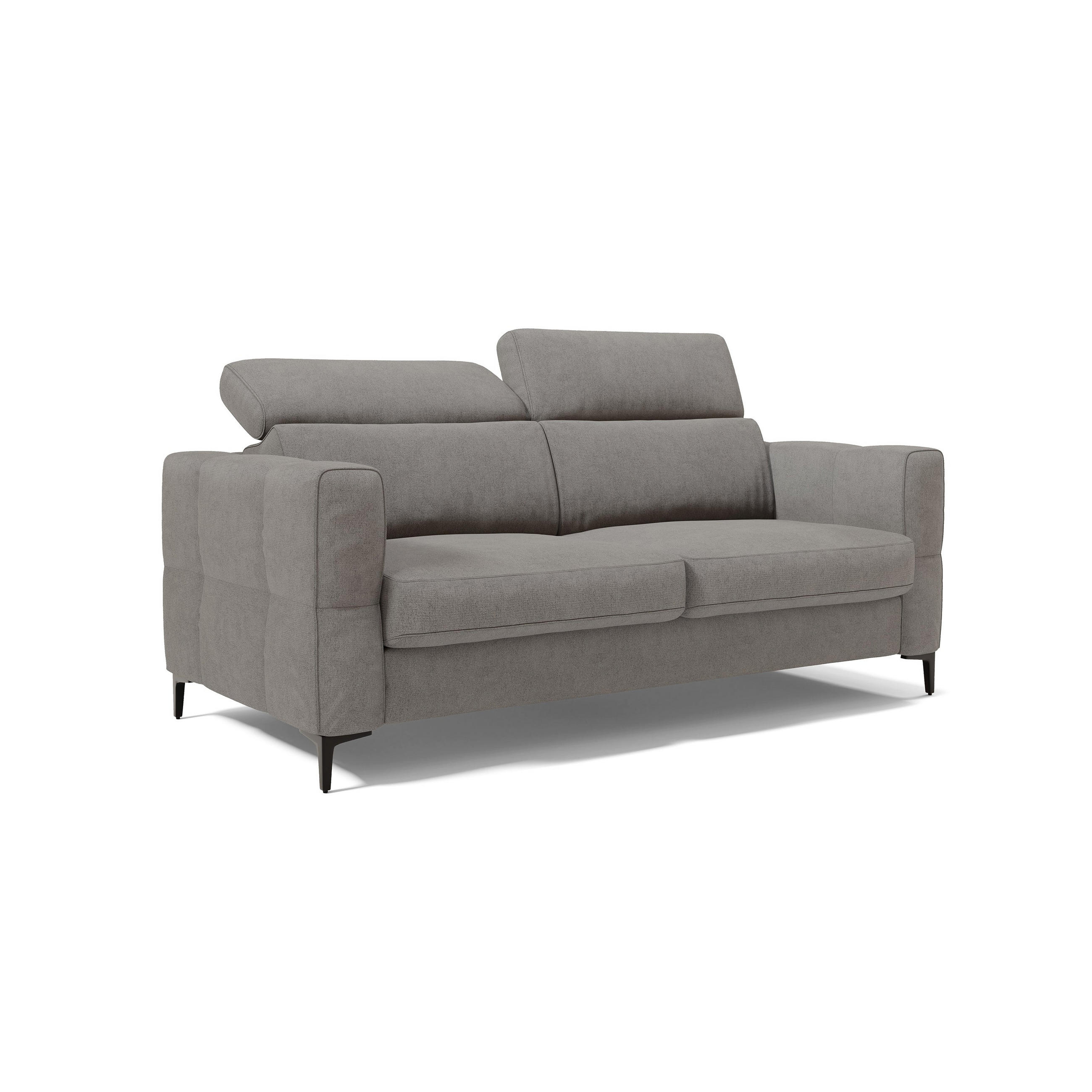 SCHLAFSOFA Gardenia - Grau, Metall (198/88/94cm) - Divani.store