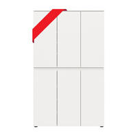 UNIVERSALSCHRANK Canto (B/H/T: ca. 105/175/37 cm) in weiß/weiß - Weiß, Holzwerkstoff (105/175/37cm) - Homes & Jones