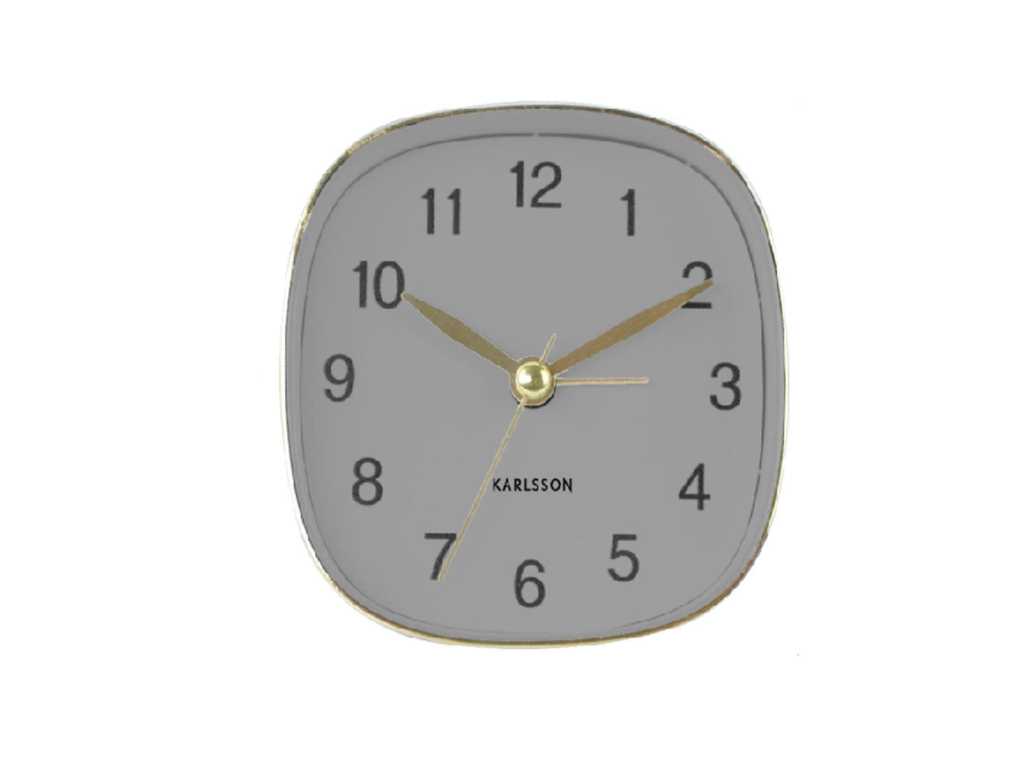 WECKER Travel 8.5/8.5/8.5 cm - Grau, Kunststoff (8.5/8.5/8.5cm) - Karlsson