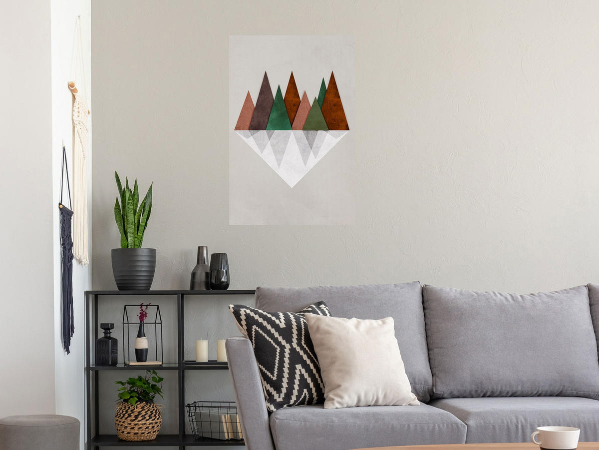 KUNSTDRUCK Bunt 40/60 cm - Multicolor, Textil (40/60cm) - KUNSTLOFT