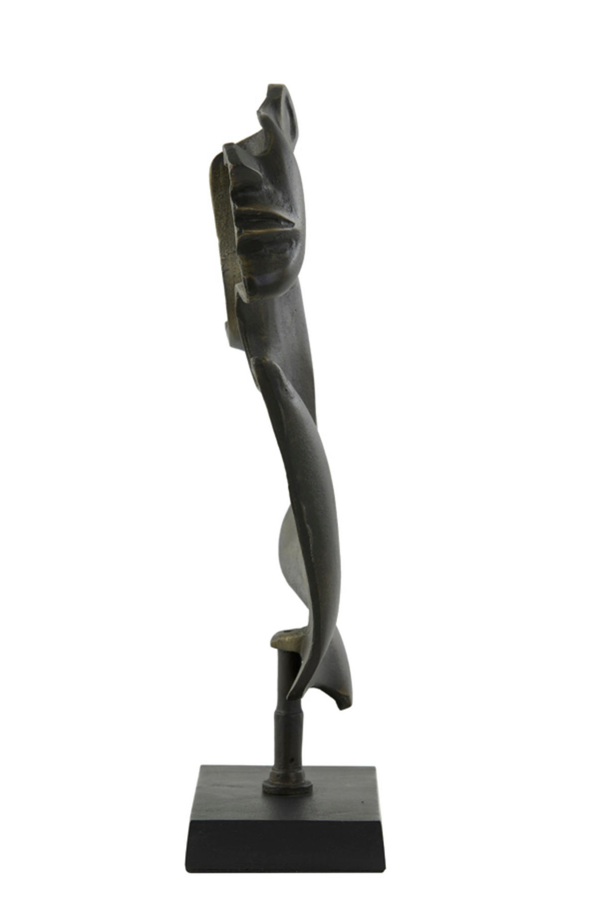 ORNAMENT Gesicht Bronze 23/11/45 cm - Bronzefarben, Metall (11/45/23cm) - Light & Living