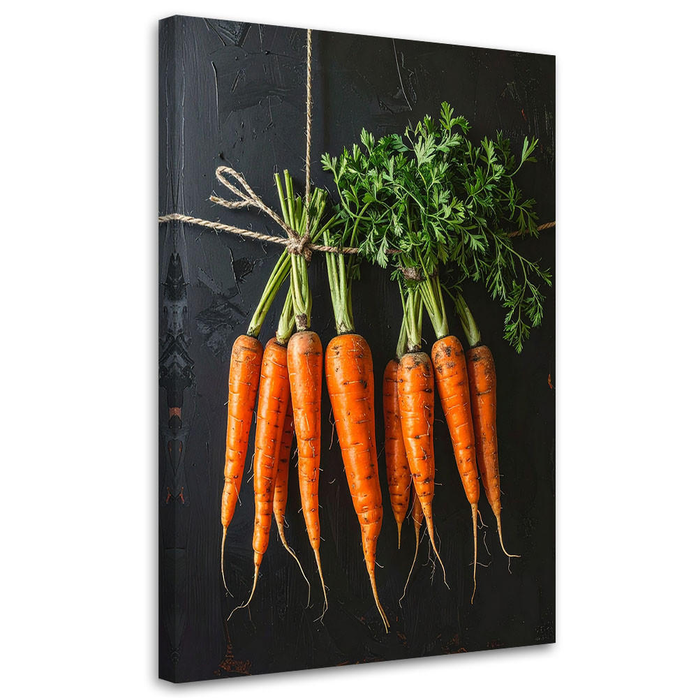 LEINWANDBILD Essen & Trinken 80x120cm - Orange, Textil (80/120cm) - Feeby