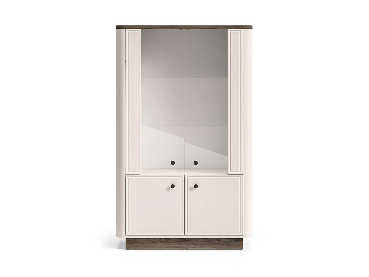 VITRINE – 92 cm – Vilavio – Eichefarben - Eichefarben, Holzwerkstoff (92/150/40cm) - hi-markt