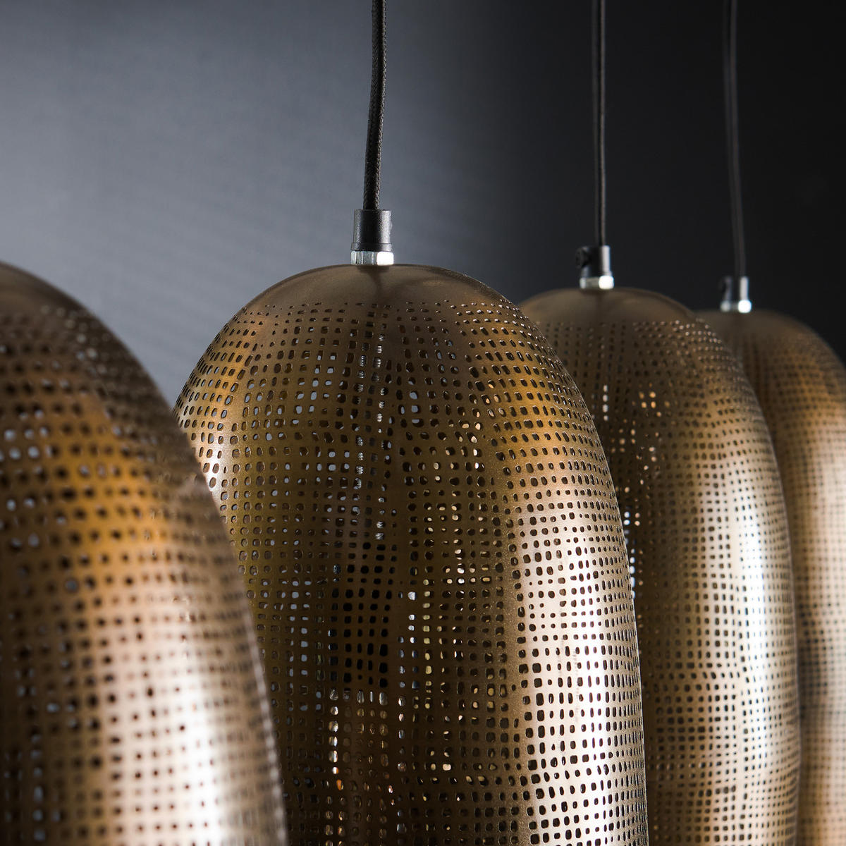HÄNGELEUCHTE Cosmic Bronze 18/125/ 150 cm - Bronzefarben, Metall (18/125/150cm) - Hoyz Collection